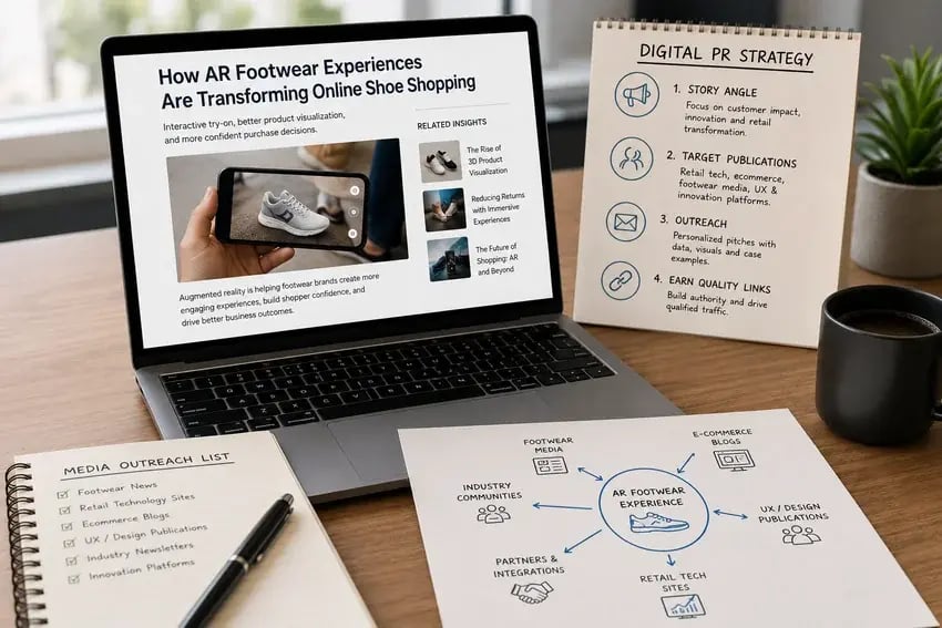 Estrategia digital para el marketing de calzado con realidad aumentada