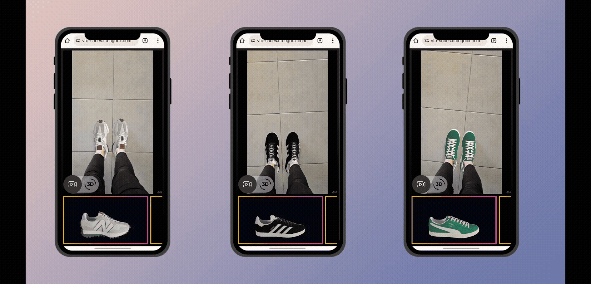 VTO 3D VIEWER SHOES