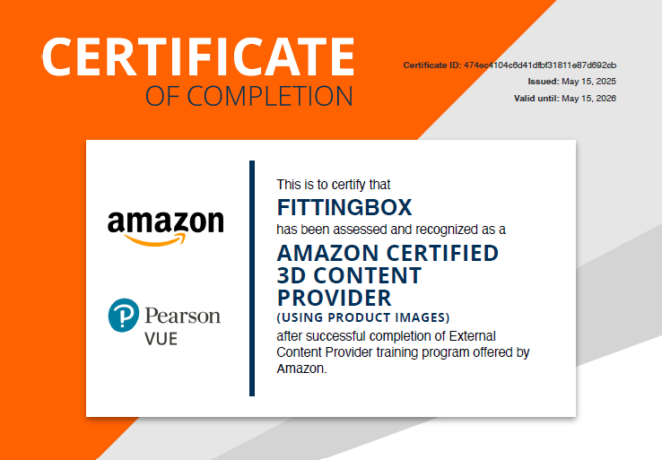 Amazon certificate - Fittingbox-1